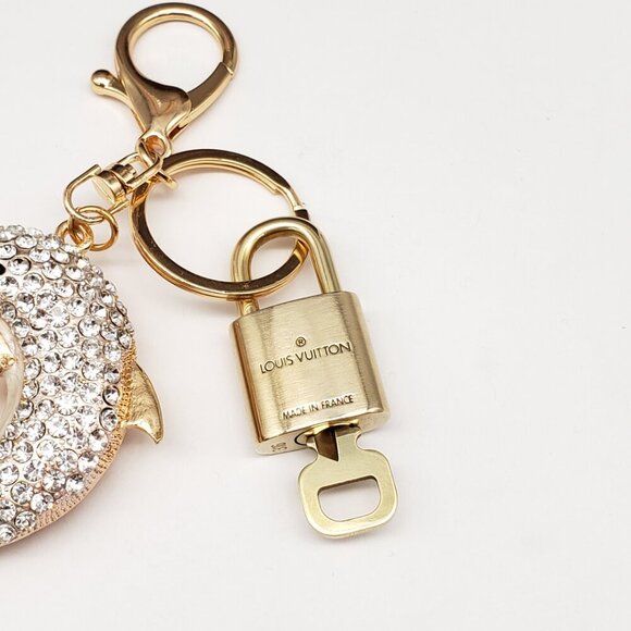 Authentic Louis Vuitton Lock & Key with unbranded Bagcharm, Keycharm, Keychain - Picture 8 of 8